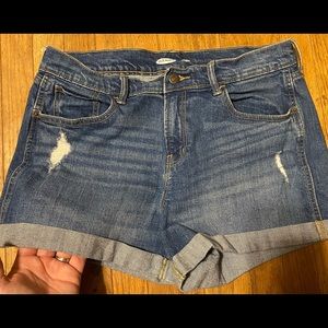 Old navy boyfriend jean shorts